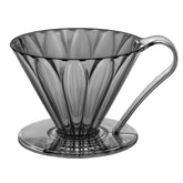 Cafec 2 Cup Black Tritan Flower Dripper
